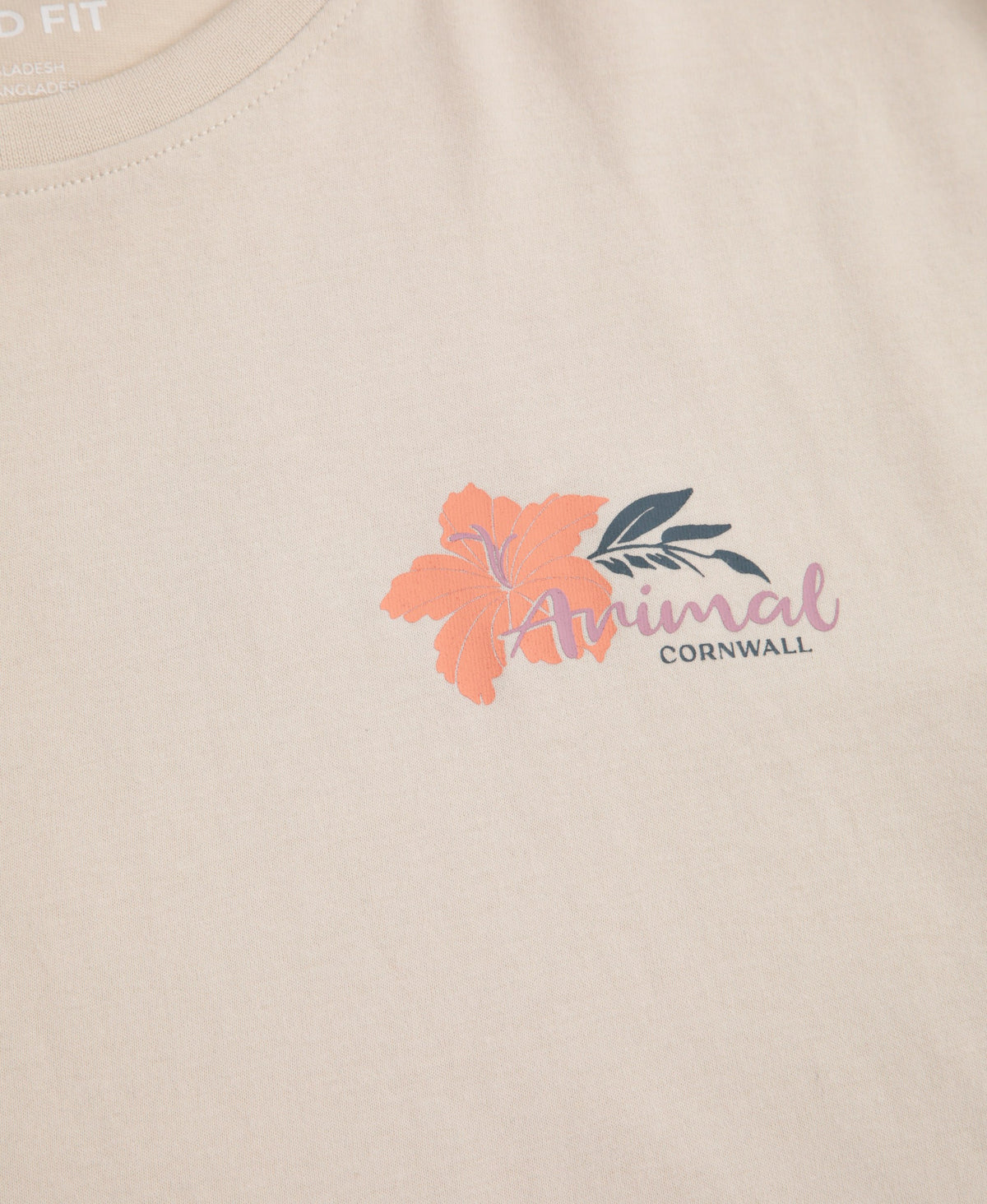 Leena Womens Cornwall T-Shirt - Light Beige