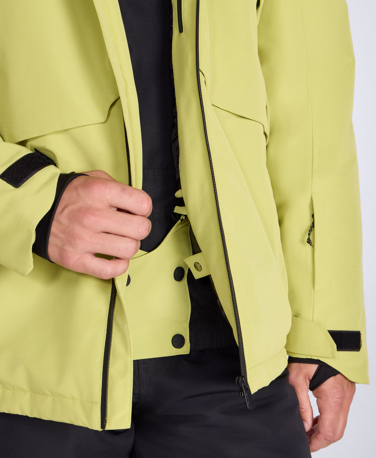 Nordedge Mens Padded Waterproof Ski Jacket - Lime