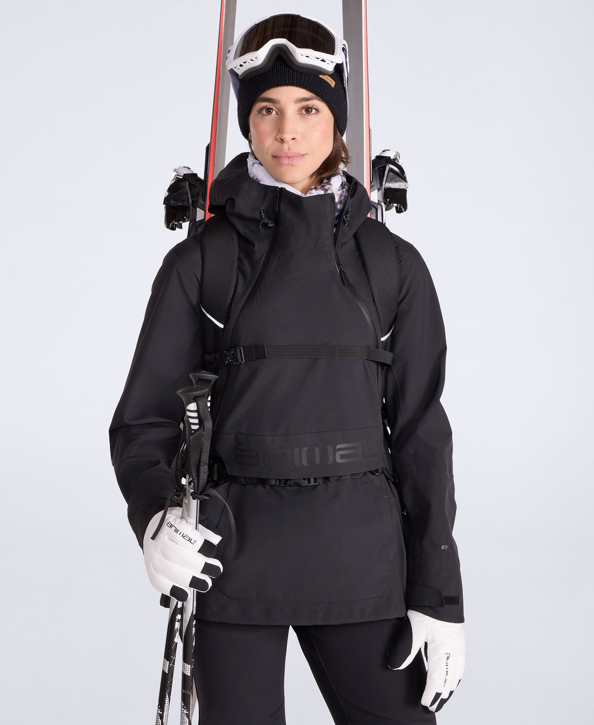 Tundra Womens Extreme Shell Waterproof Ski Jacket - Black