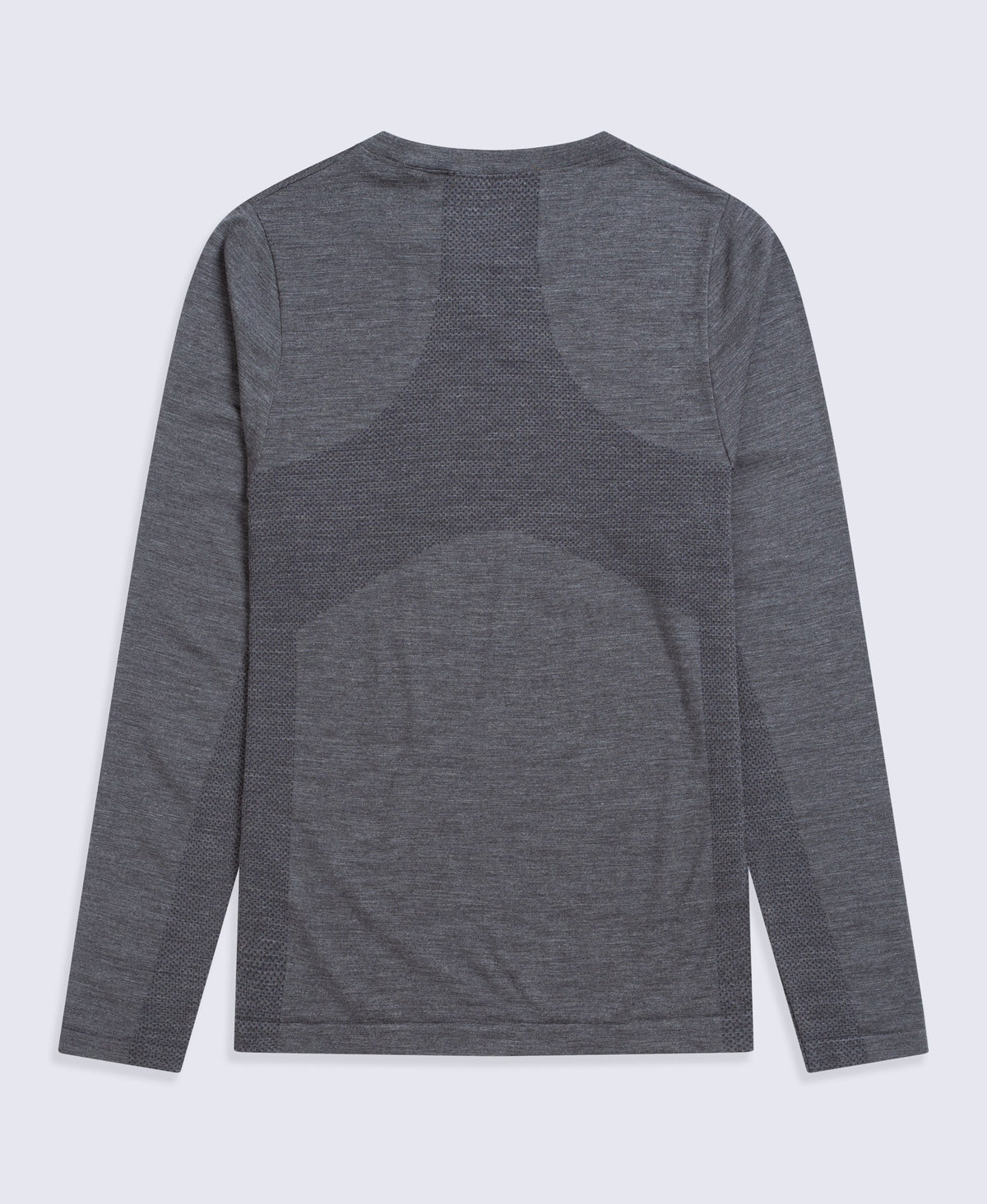 Aeryn Mens Merino Blend Seamless Long Sleeve Top - Black