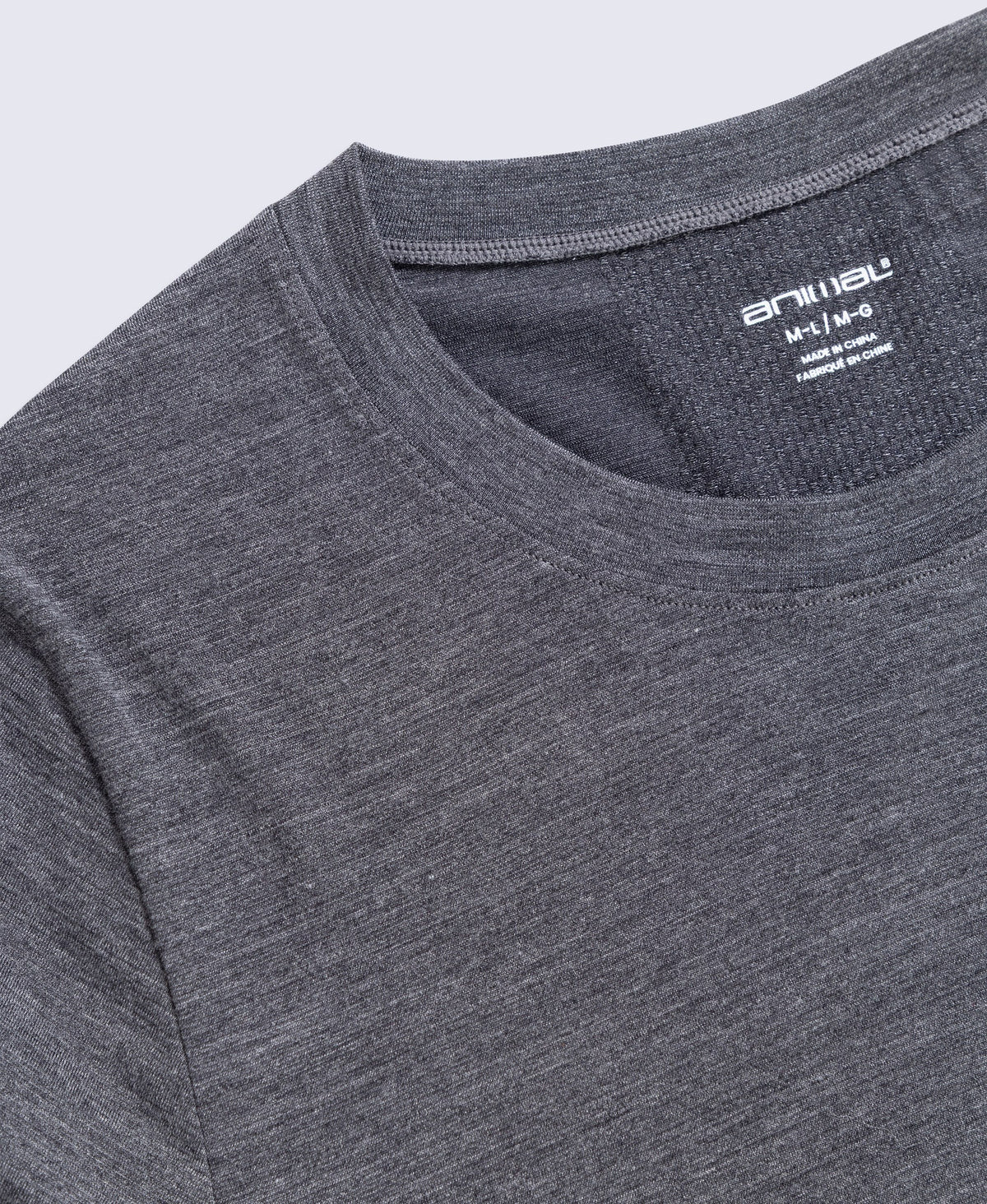 Aeryn Mens Merino Blend Seamless Long Sleeve Top - Black