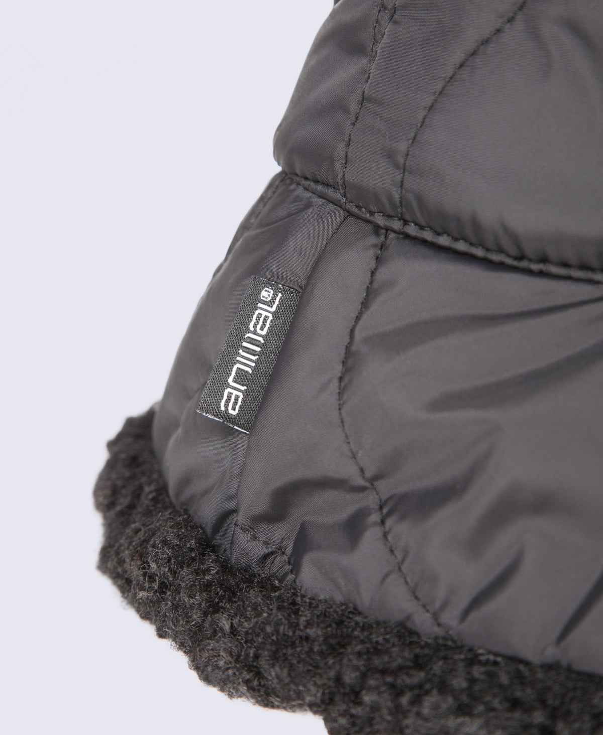 Ellie Womens Quilted Borg Lined Bucket Hat - Black
