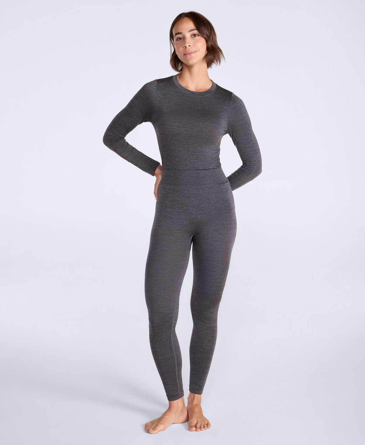 Aeryn Women’s Merino Blend Seamless Pants - Black