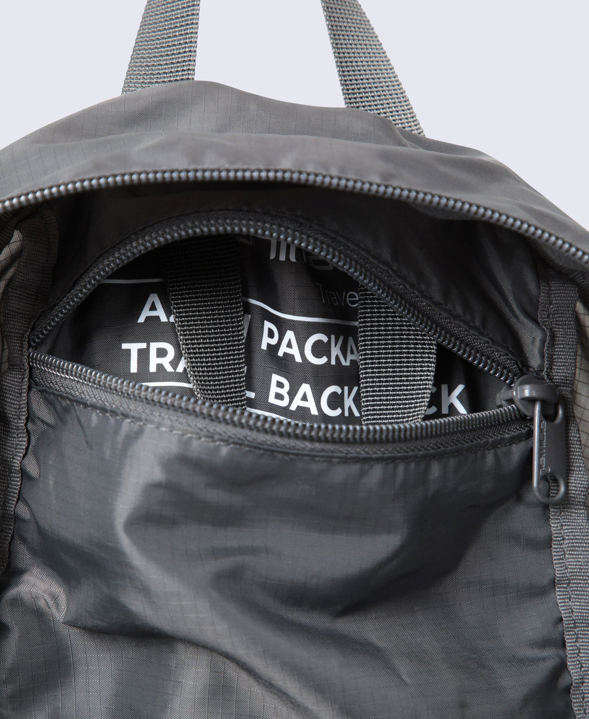 Azari Packable Travel Backpack 28L - Charcoal