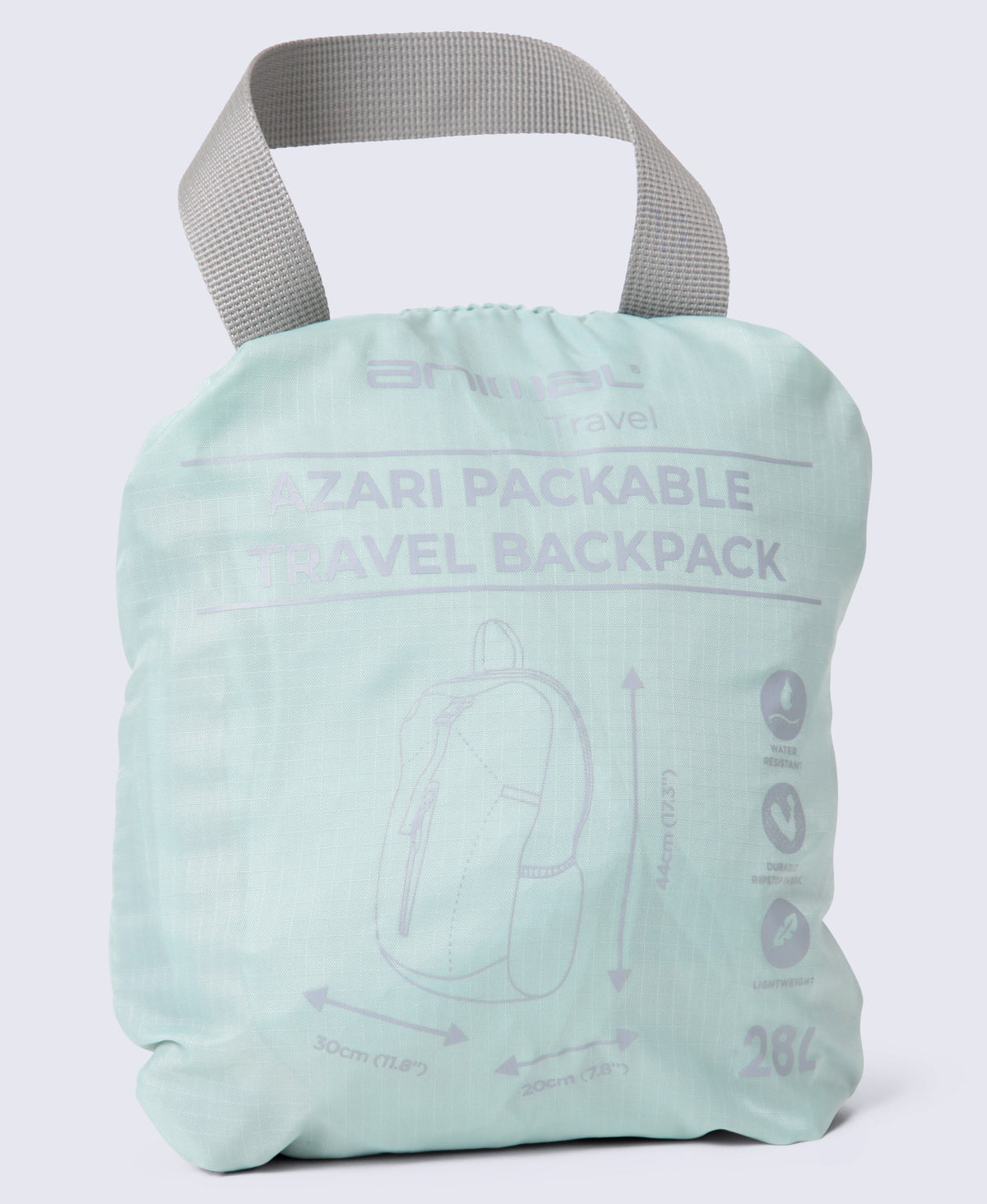 Azari Packable Travel Backpack 28L - Pale Green