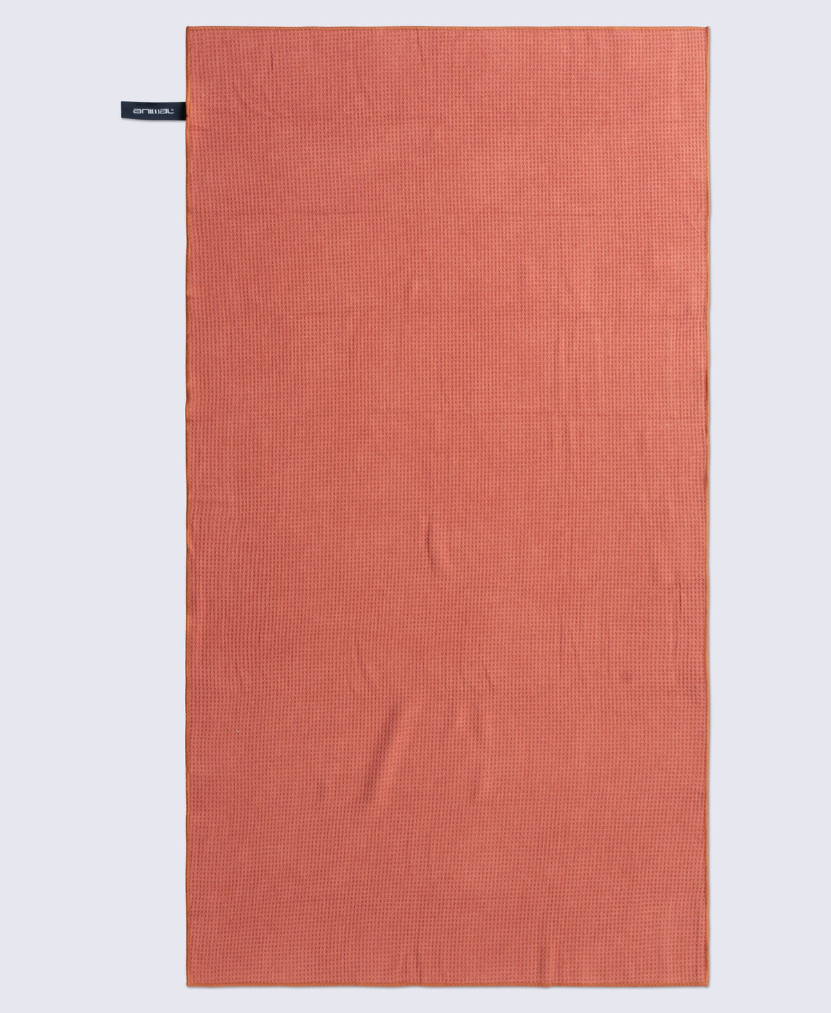 Waffle Microfibre Travel Towel 130 x 70cm - Rust
