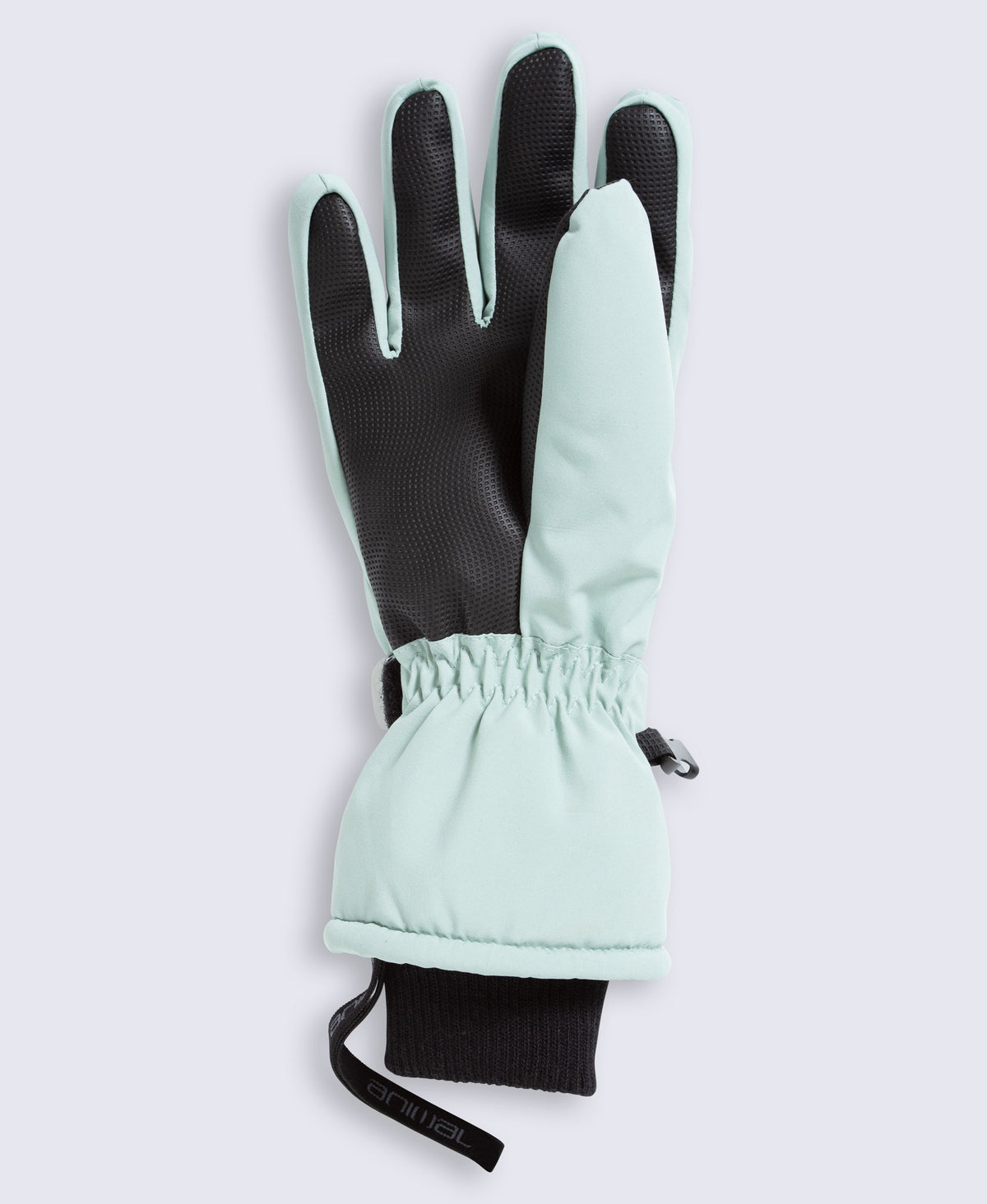 Womens Waterproof Ski Gloves - Pale Green