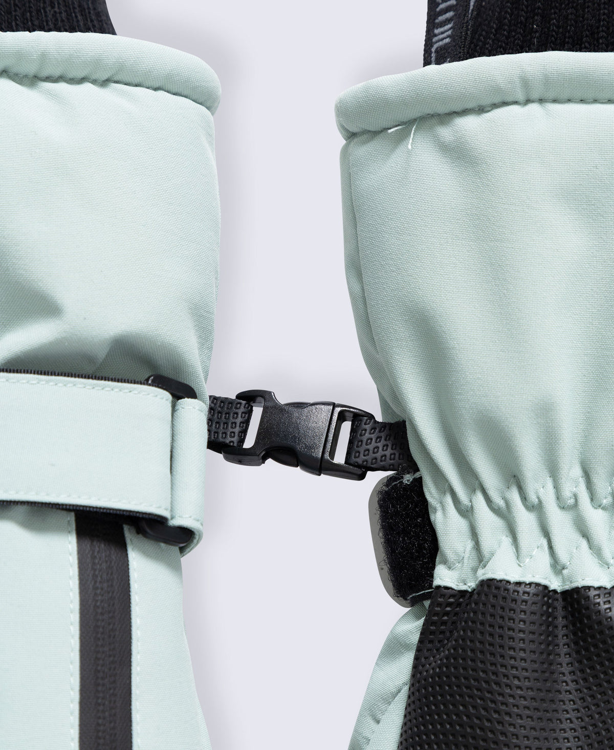 Womens Waterproof Ski Gloves - Pale Green