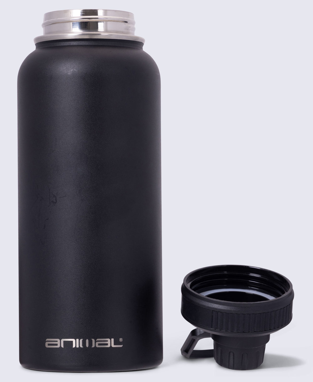 Insulated Bottle with Handle 1L - Black