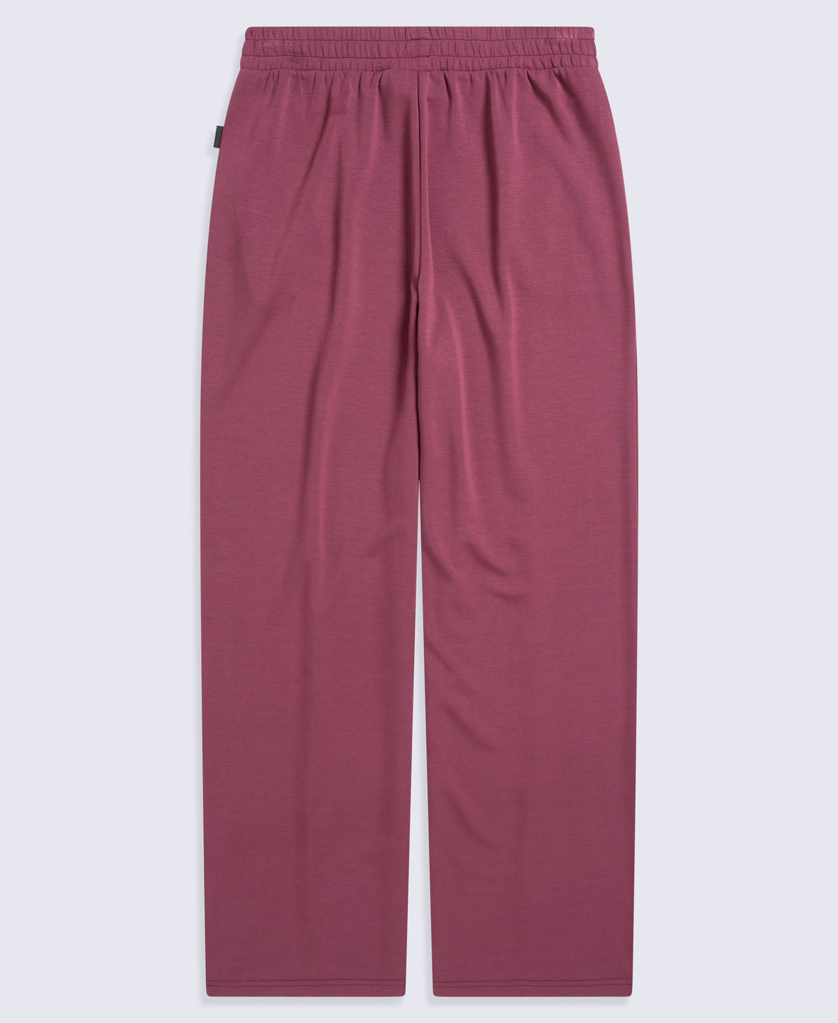 Womens Travel Scuba Straight Leg Joggers - Burgundy