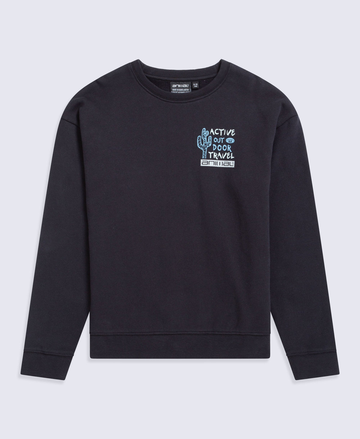 Jonah Kids Graphic Sweatshirt - Black