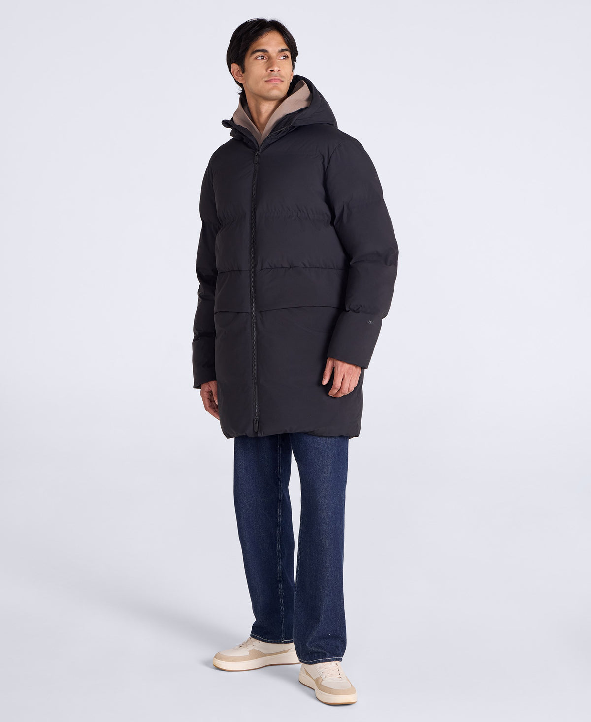 Montrose Men’s Midlength Padded Jacket - Black
