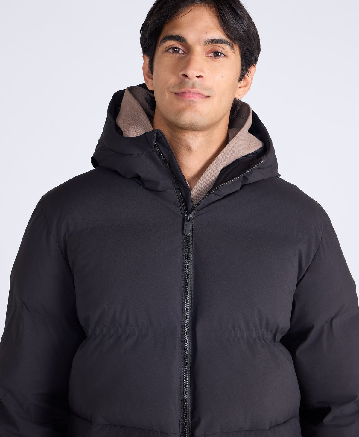 Montrose Men’s Midlength Padded Jacket - Black