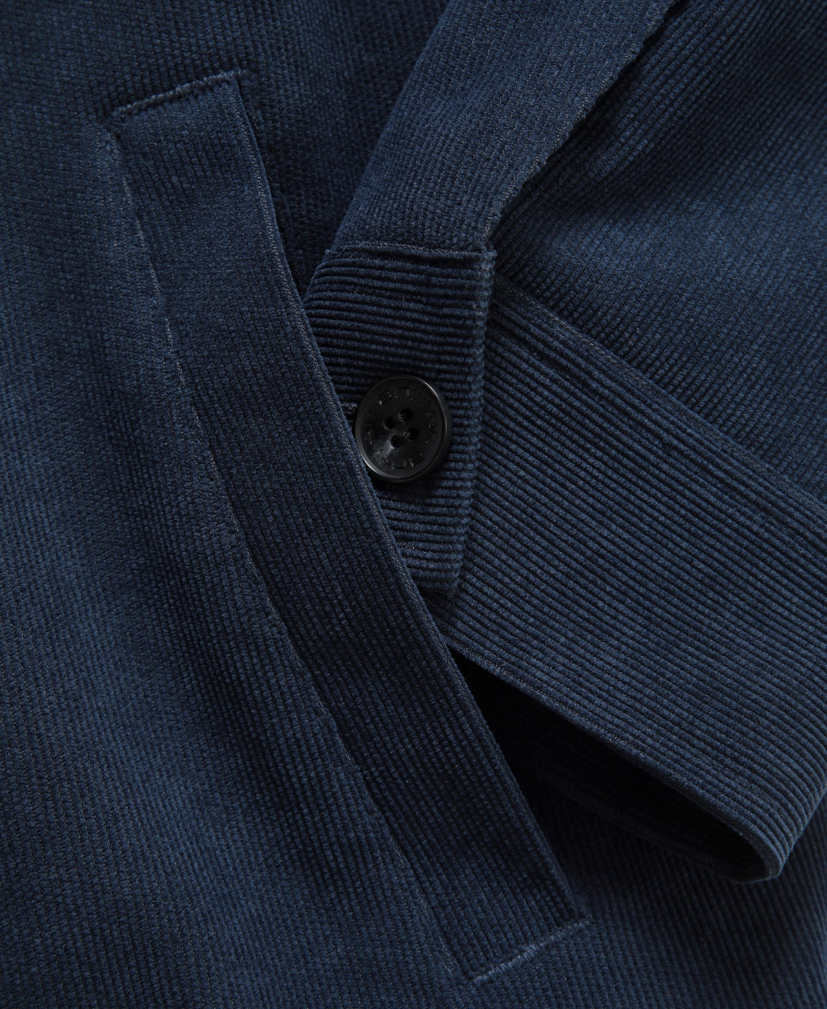 Timber Mens Cord Fleece Lined Shirt - Navy
