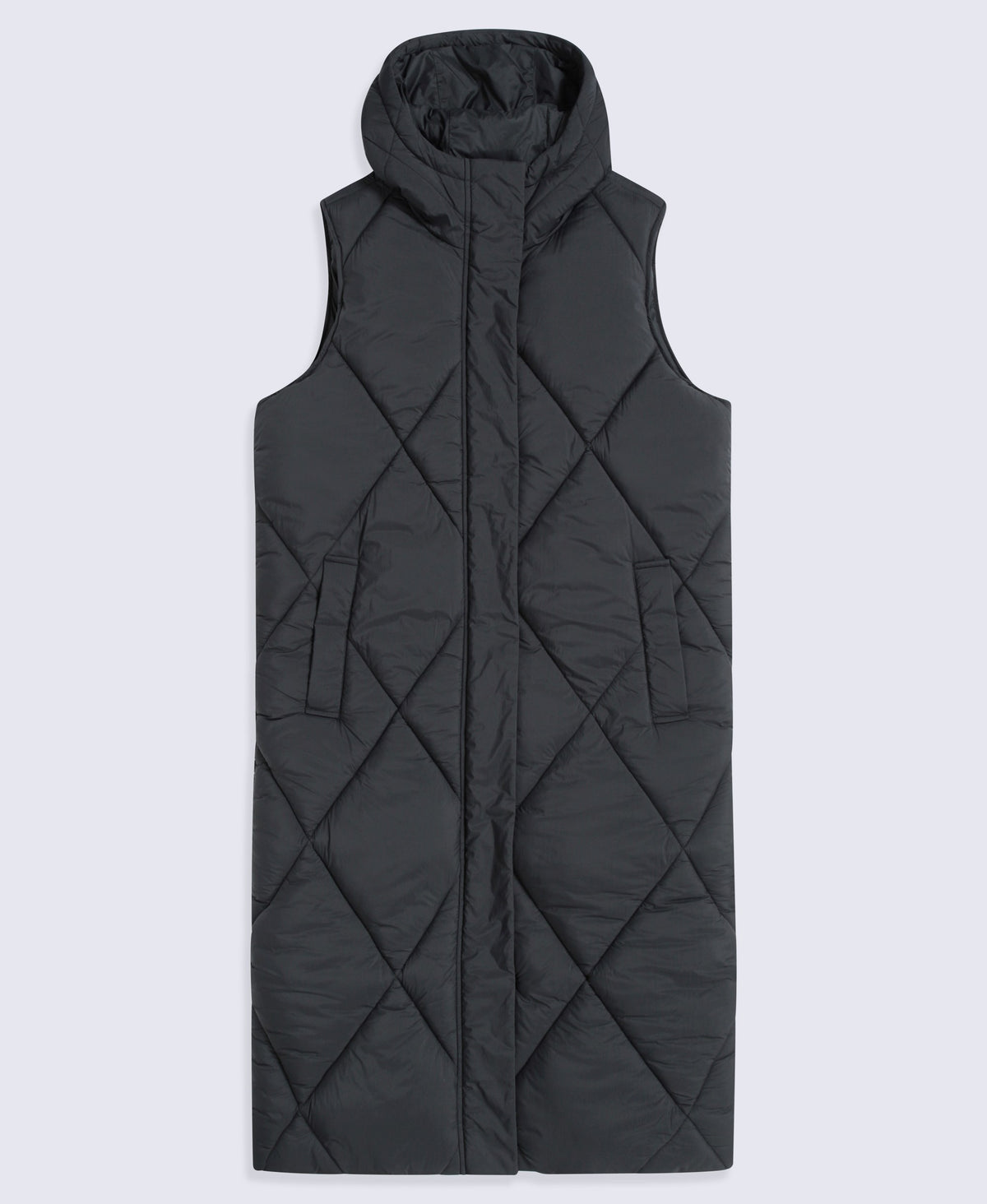 Cindy Women’s Longline Gilet - Jet Black