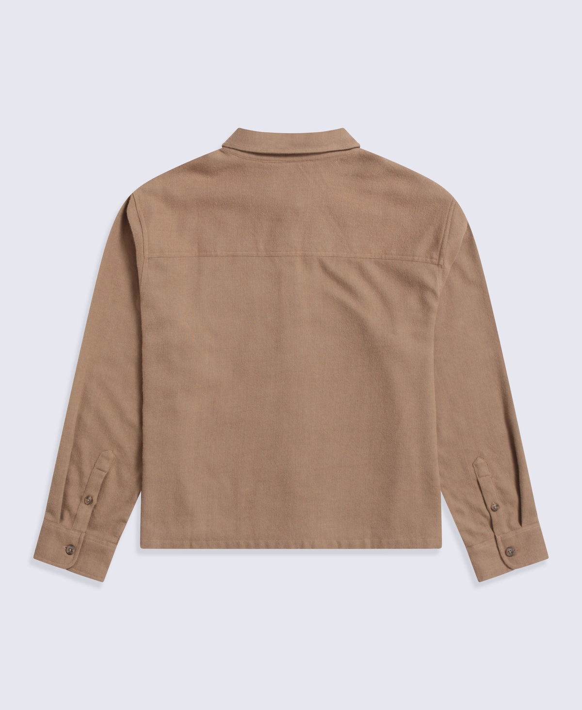 Mia Womens Boxy Shirt - Light Brown