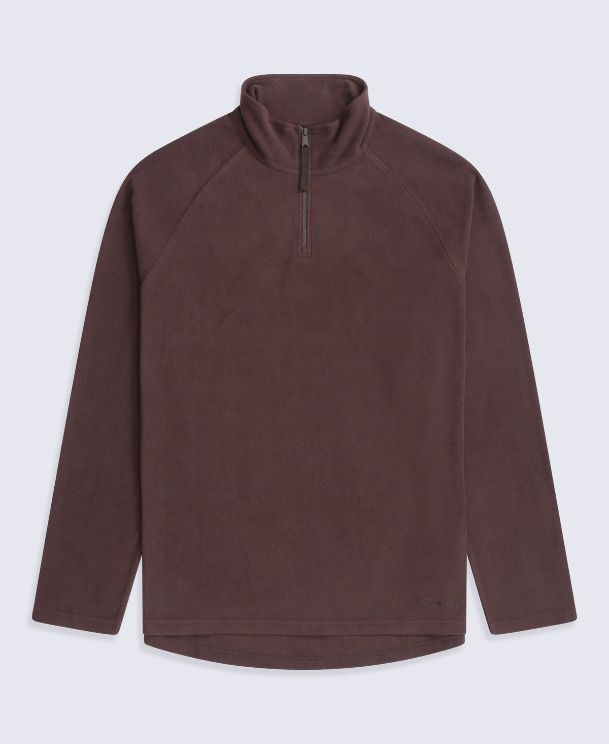 Prague Mens Half-Zip Fleece - Dark Brown