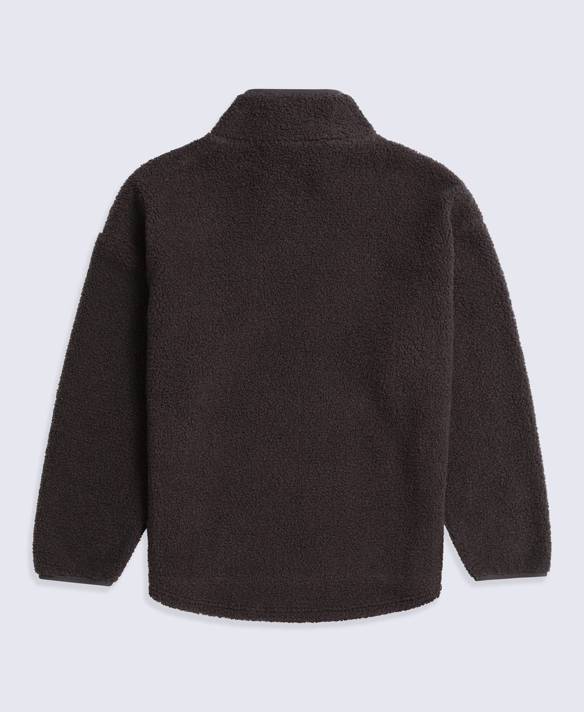 Mena Boucle Zip Front Fleece - Brown