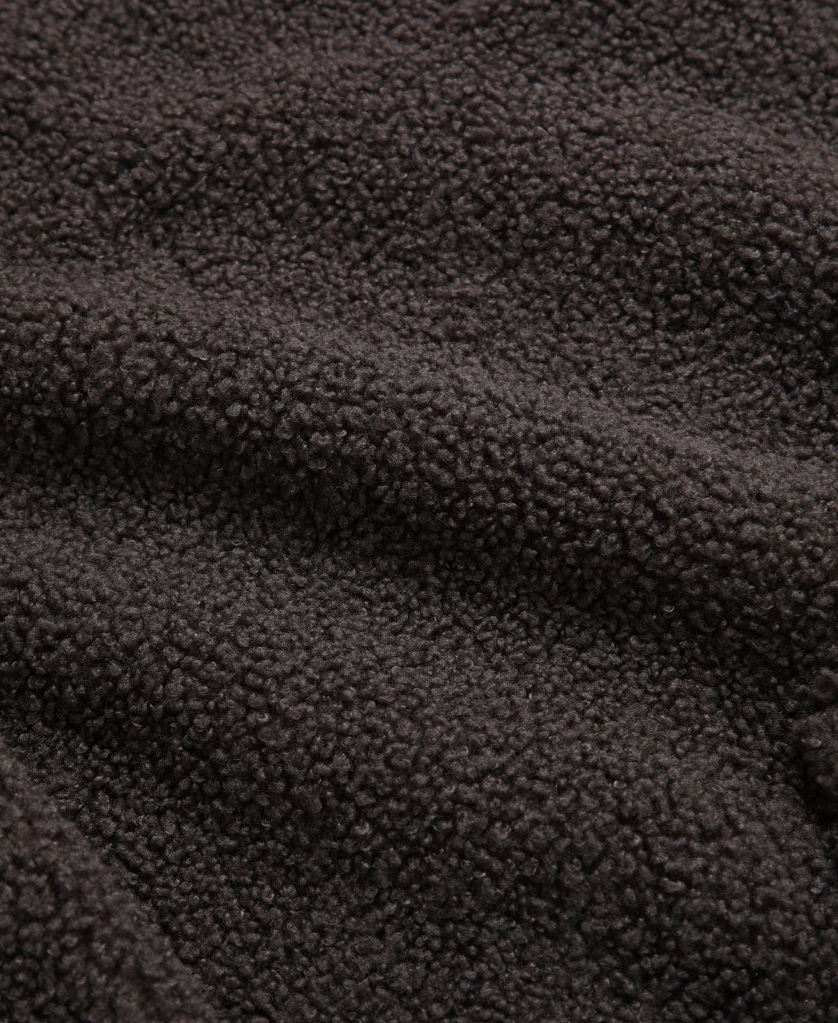 Mena Boucle Zip Front Fleece - Brown