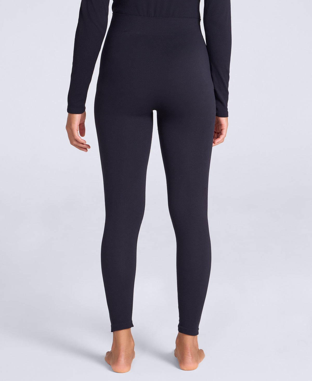 Carmel Women’s Seamless Ribbed Pants - Black