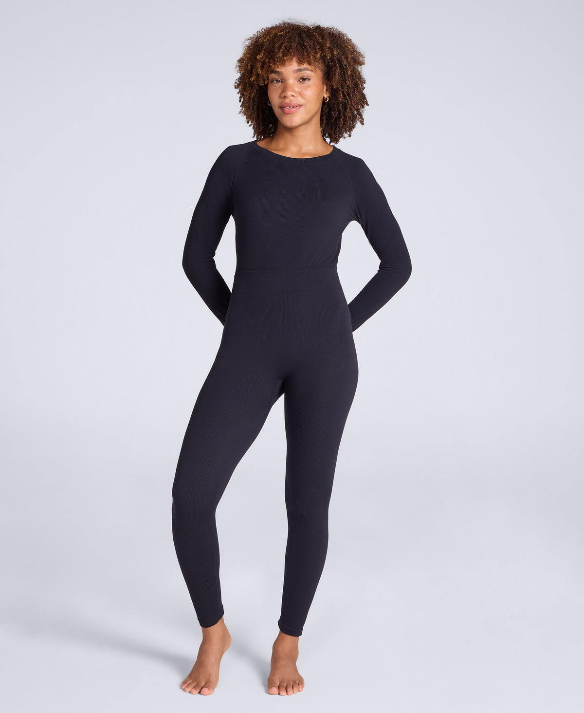 Carmel Women’s Seamless Ribbed Pants - Black