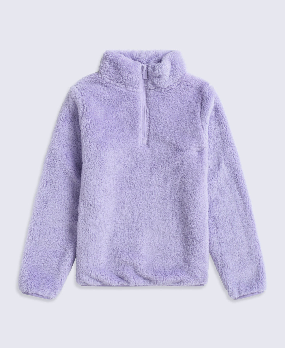 Teddy Kids Half-Zip Fleece - Light Purple