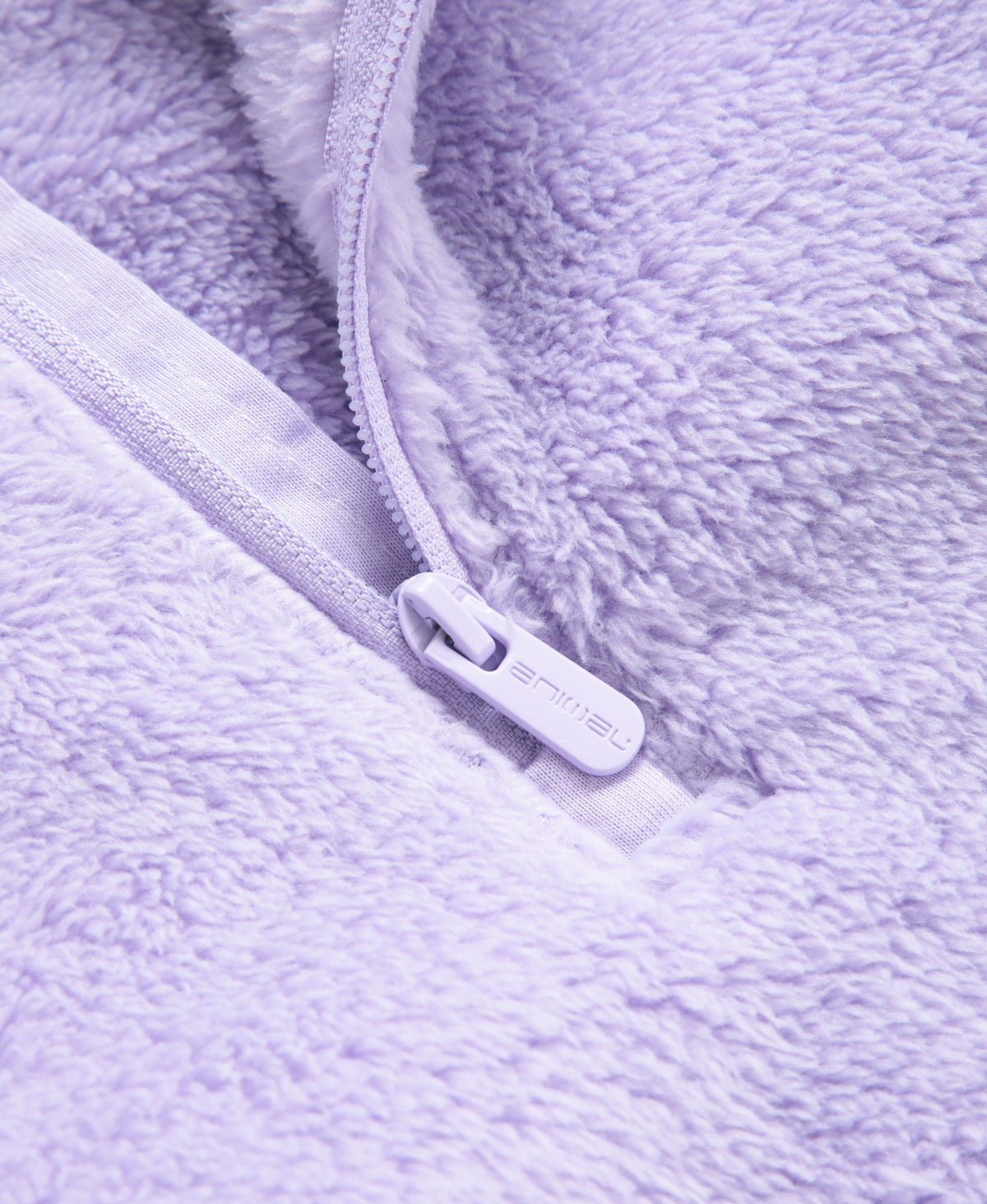 Teddy Kids Half-Zip Fleece - Light Purple