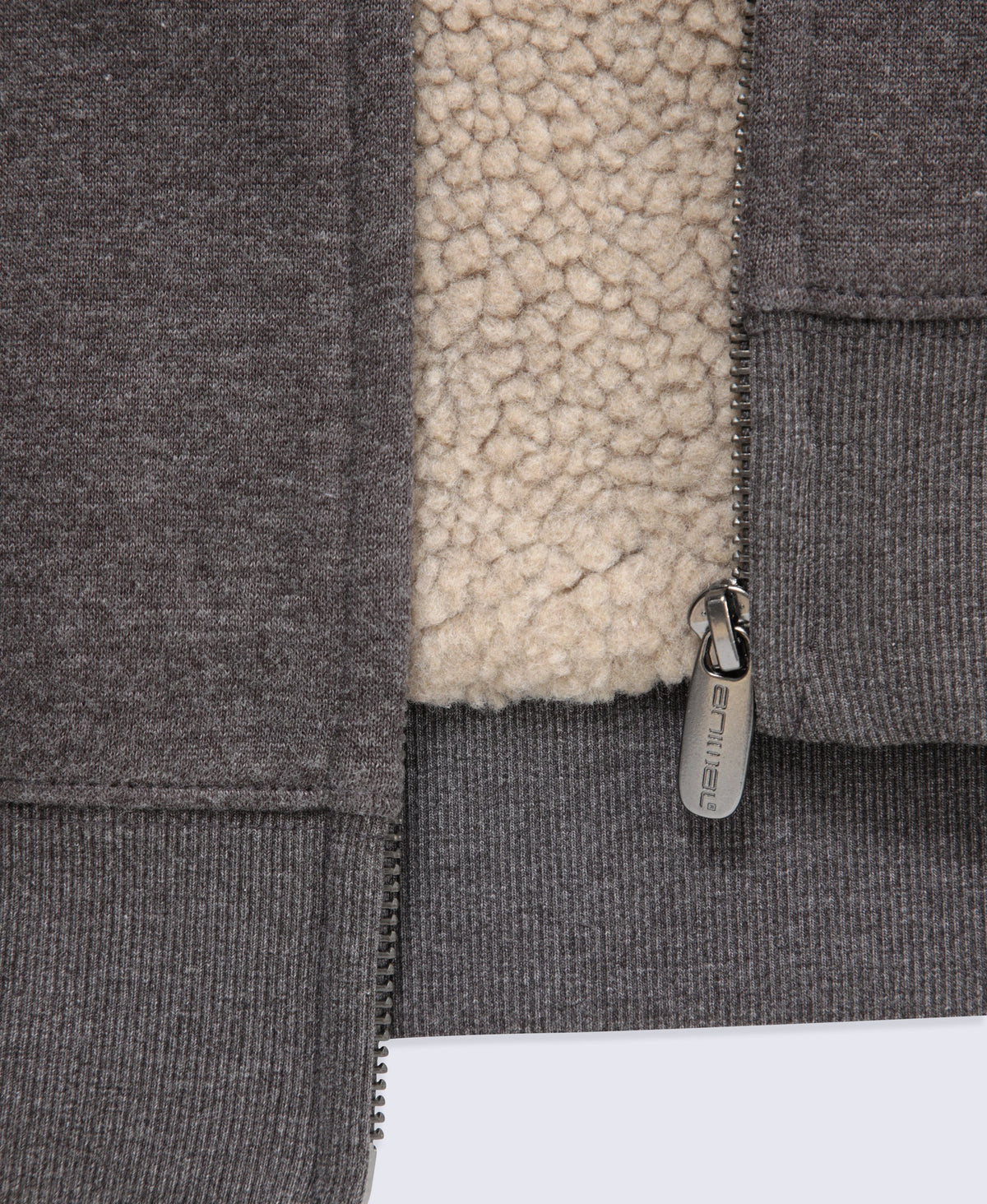 Zuri Womens Sherpa Lined Hoodie - Brown