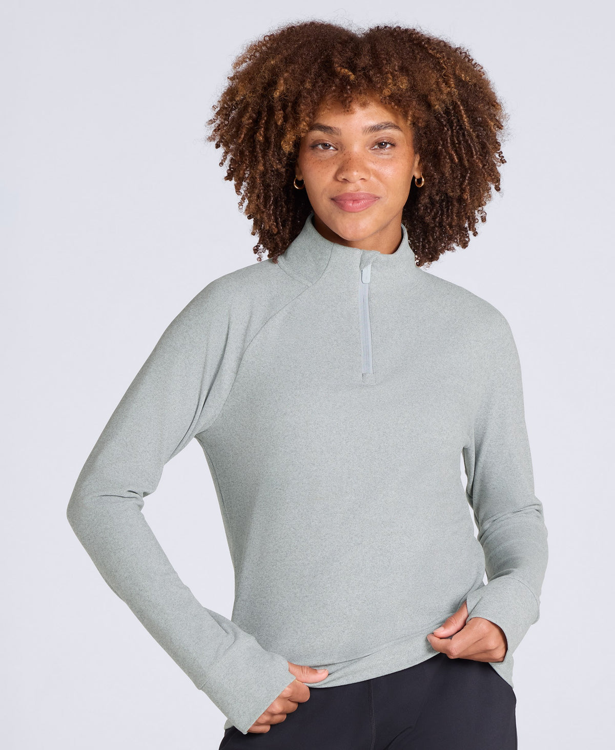 Touchdown Womens Travel Midlayer - Light Grey