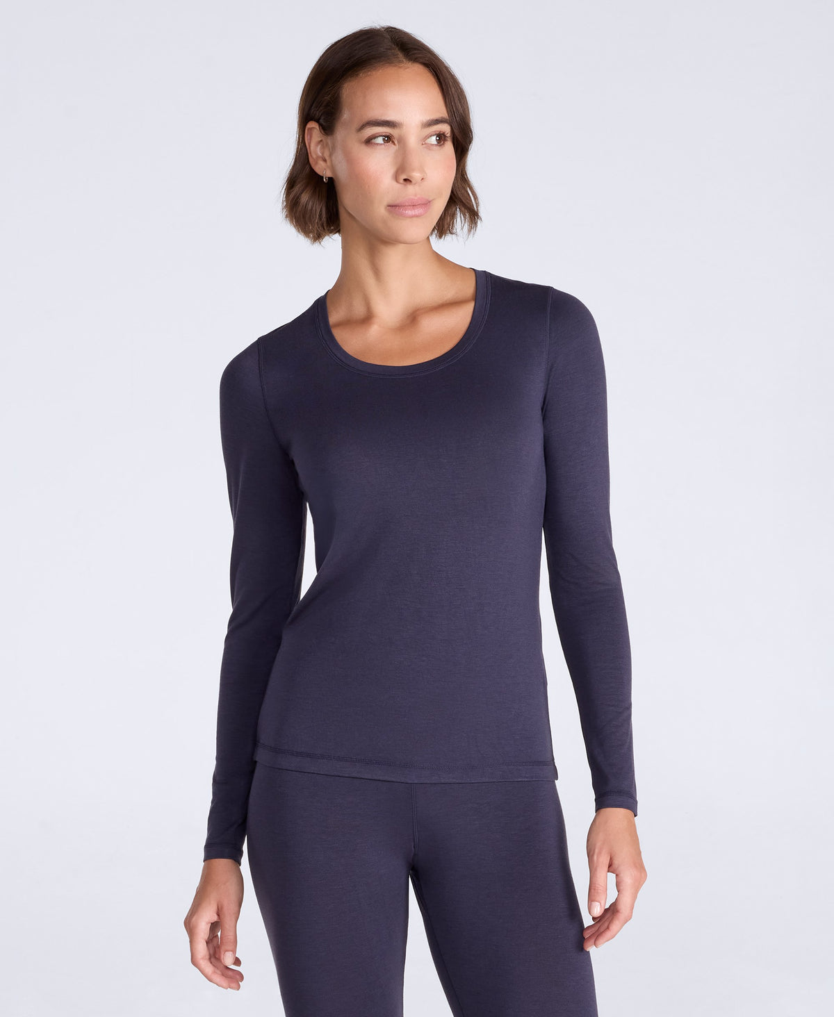 Keep the Heat Womens Base Layer Long Sleeve Top - Navy
