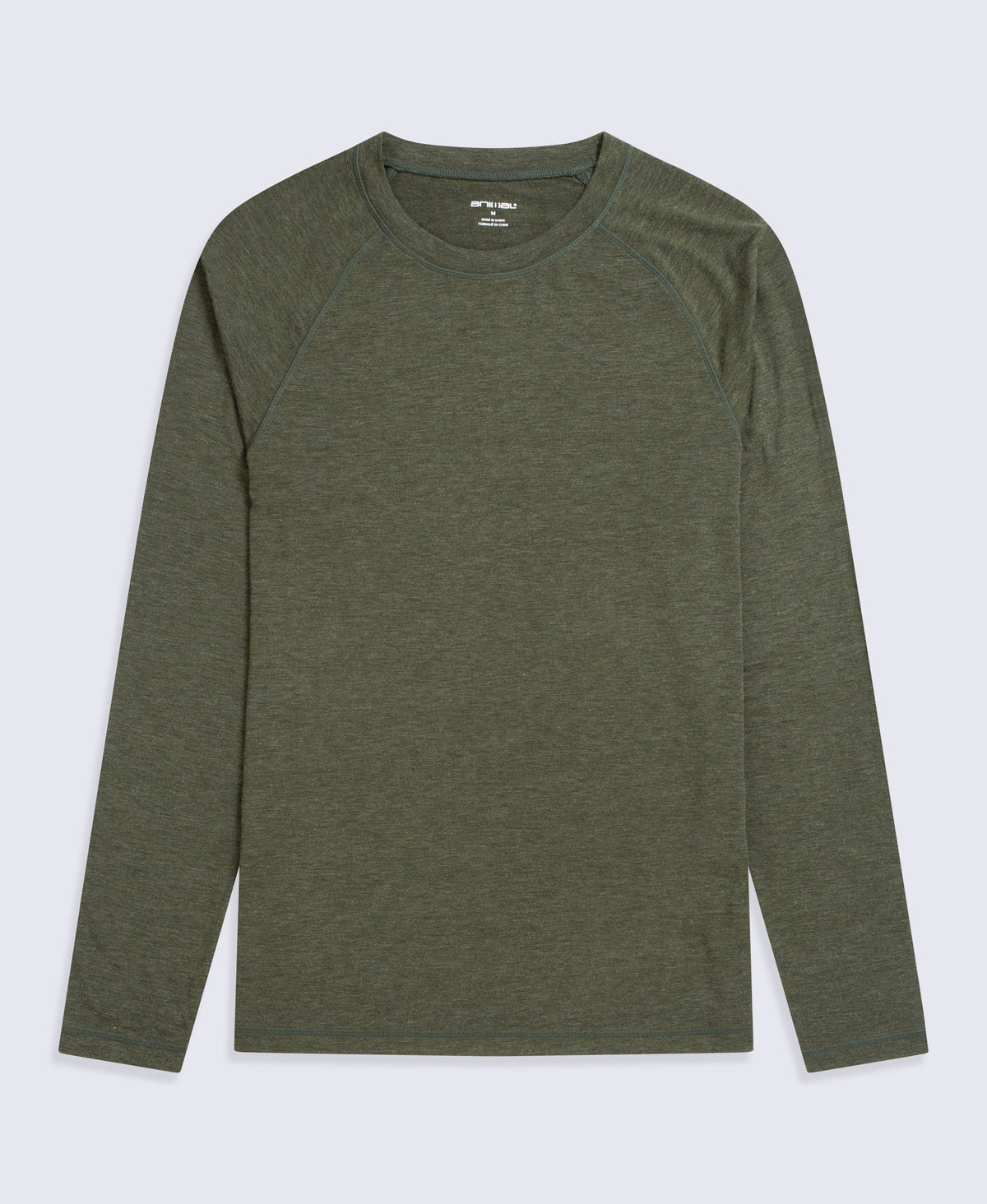 Keep the Heat Mens Base Layer Long Sleeve Top - Khaki