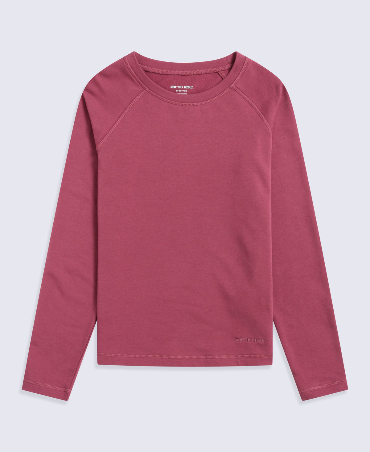 Blaze Kids TechTherm Long Sleeve Top - Burgundy