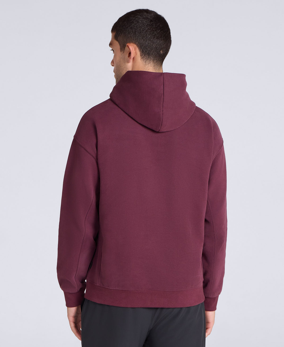 Weekender Mens Heavyweight Overhead Hoodie - Burgundy