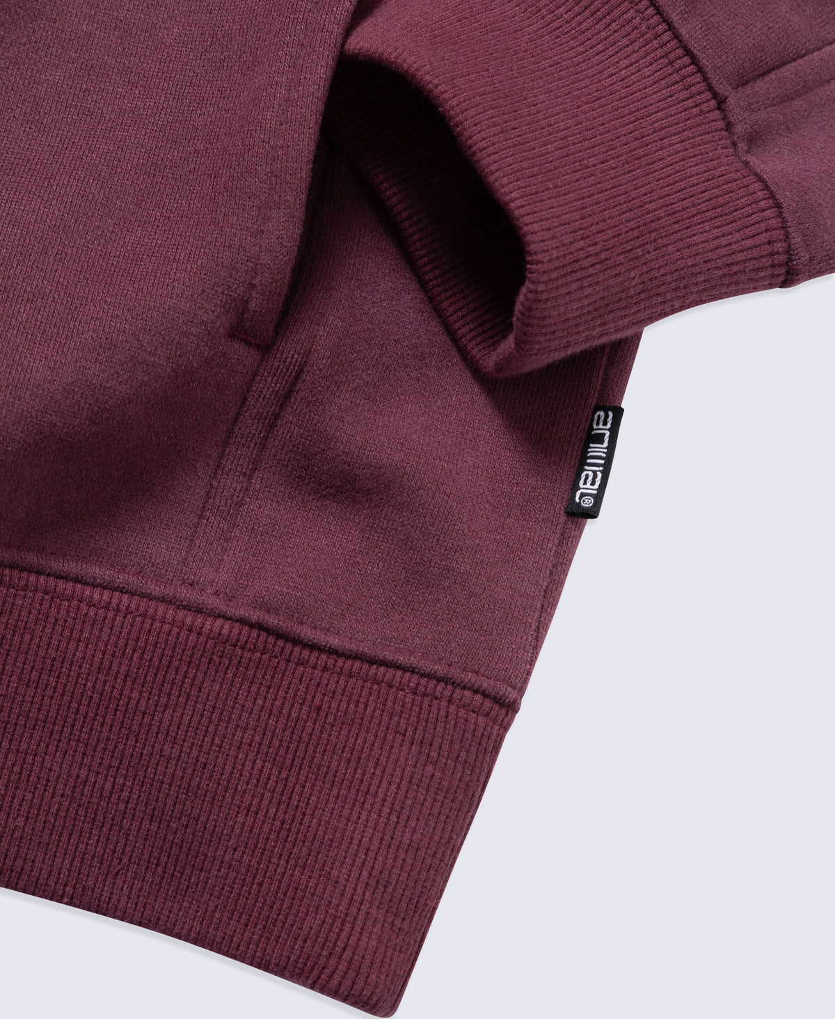 Weekender Mens Heavyweight Overhead Hoodie - Burgundy