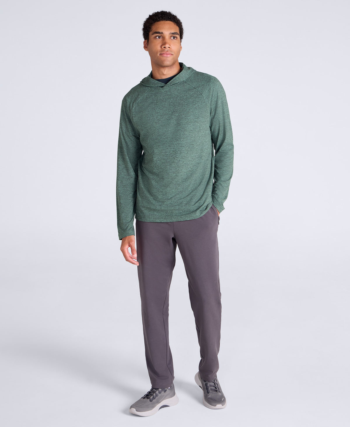 Strive Mens Active Hoodie - Khaki