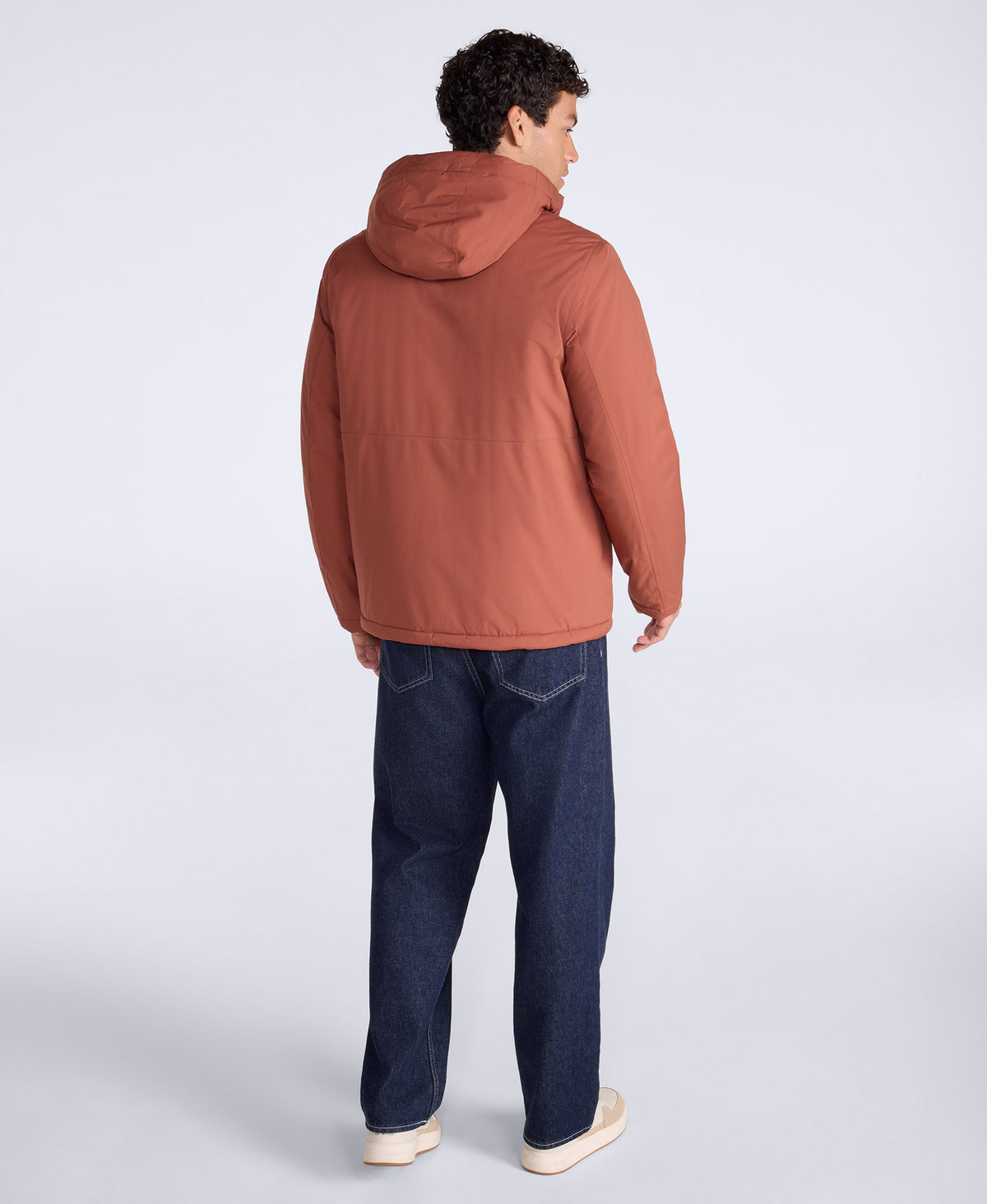 Heard Mens Waterproof Padded Jacket - Rust