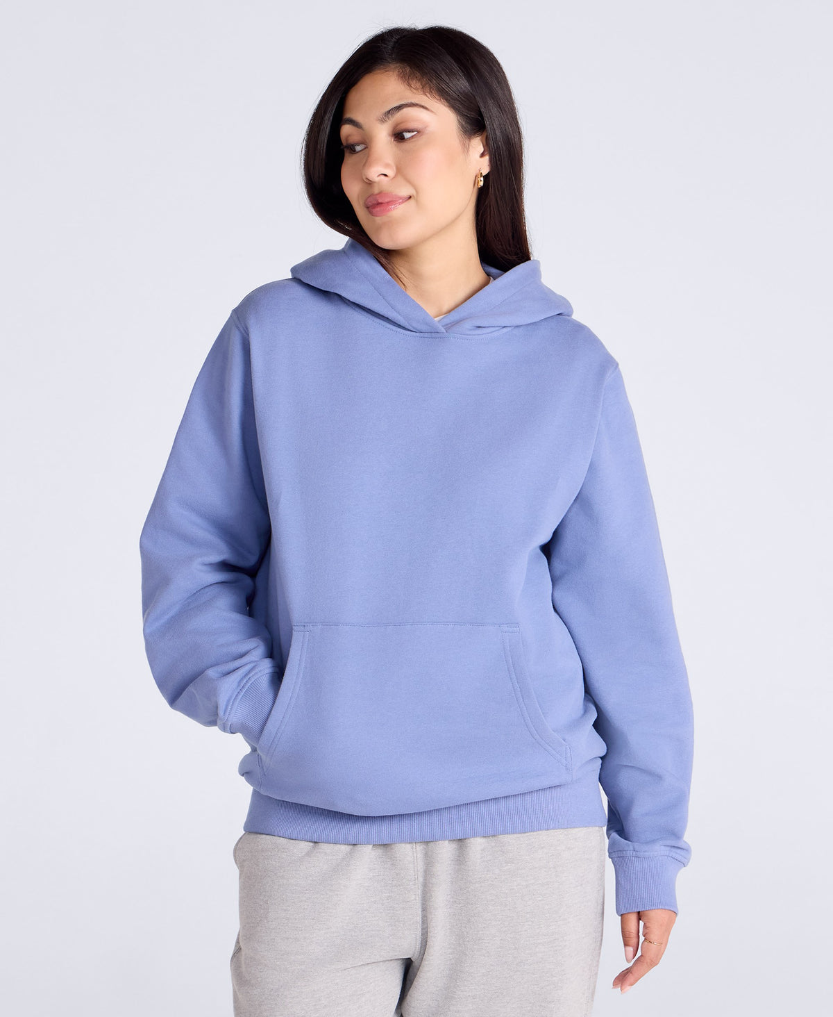 Idol Womens Regular Sleeve Hoodie - Blue