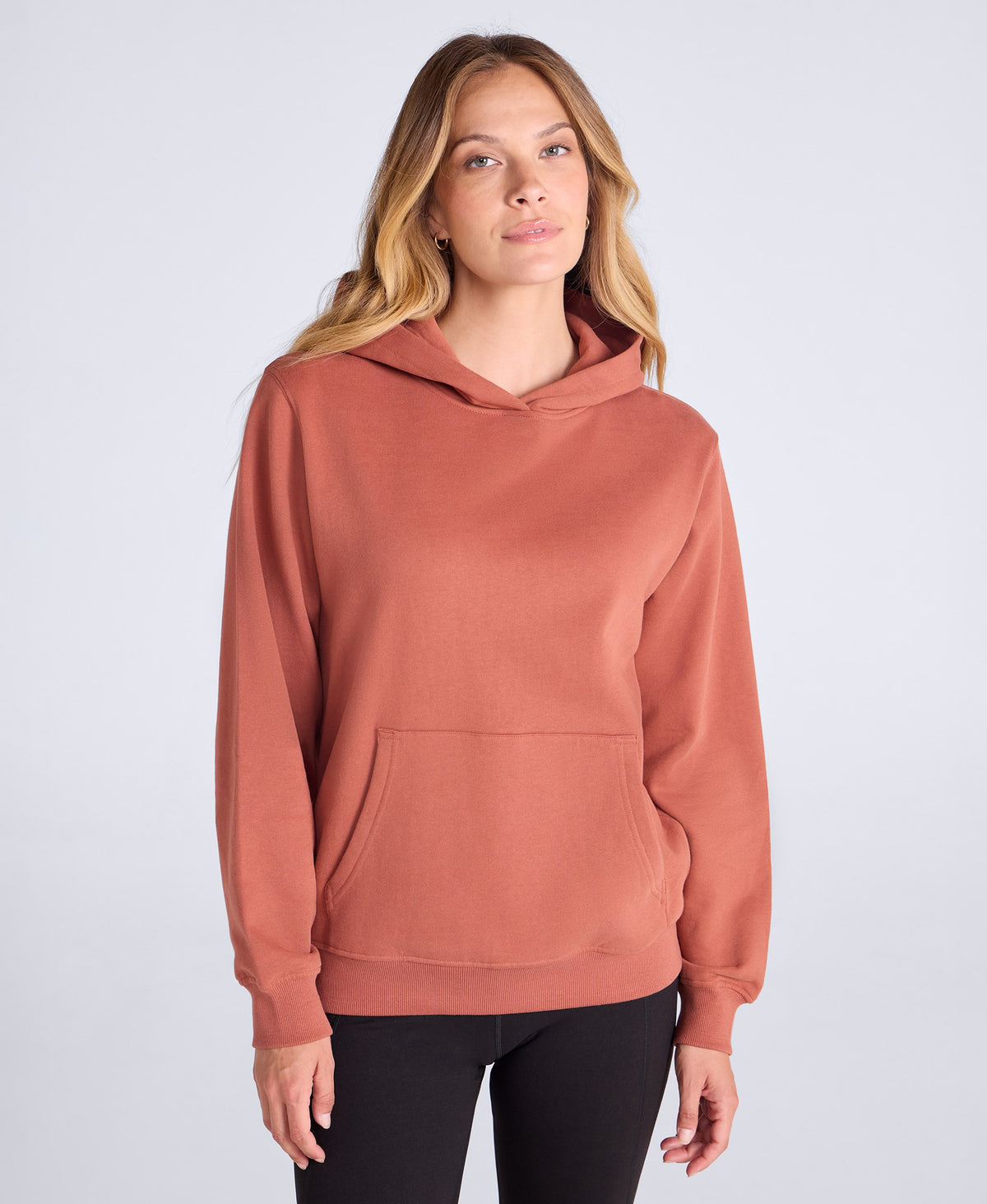 Idol Womens Regular Sleeve Hoodie - Rust