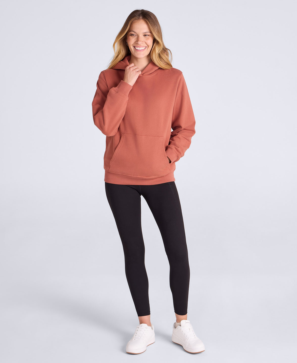 Idol Womens Regular Sleeve Hoodie - Rust