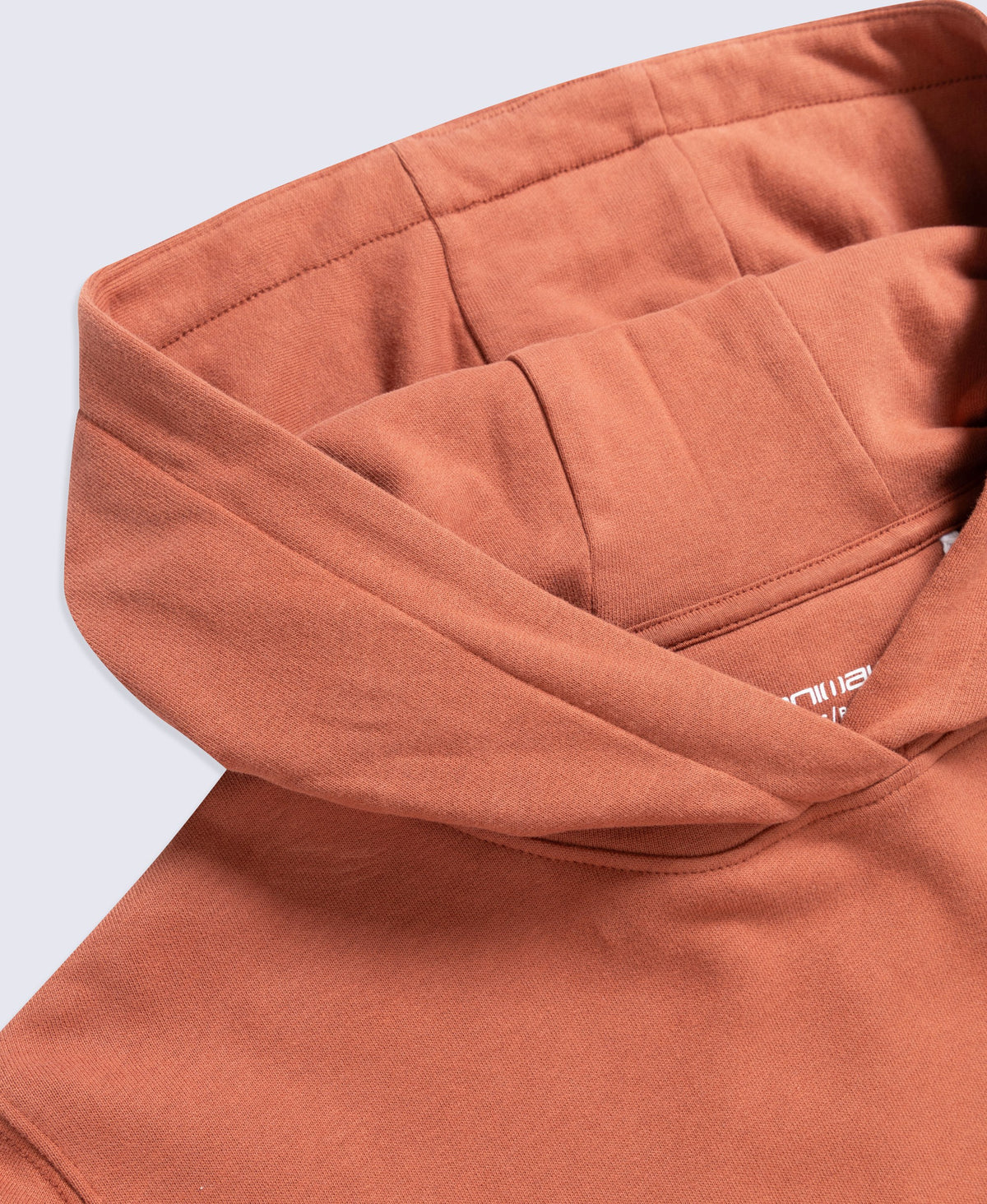 Idol Womens Regular Sleeve Hoodie - Rust