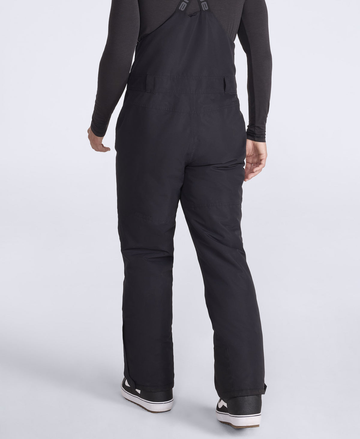 Eris Men's Waterproof Bib Front Ski Pants - Black