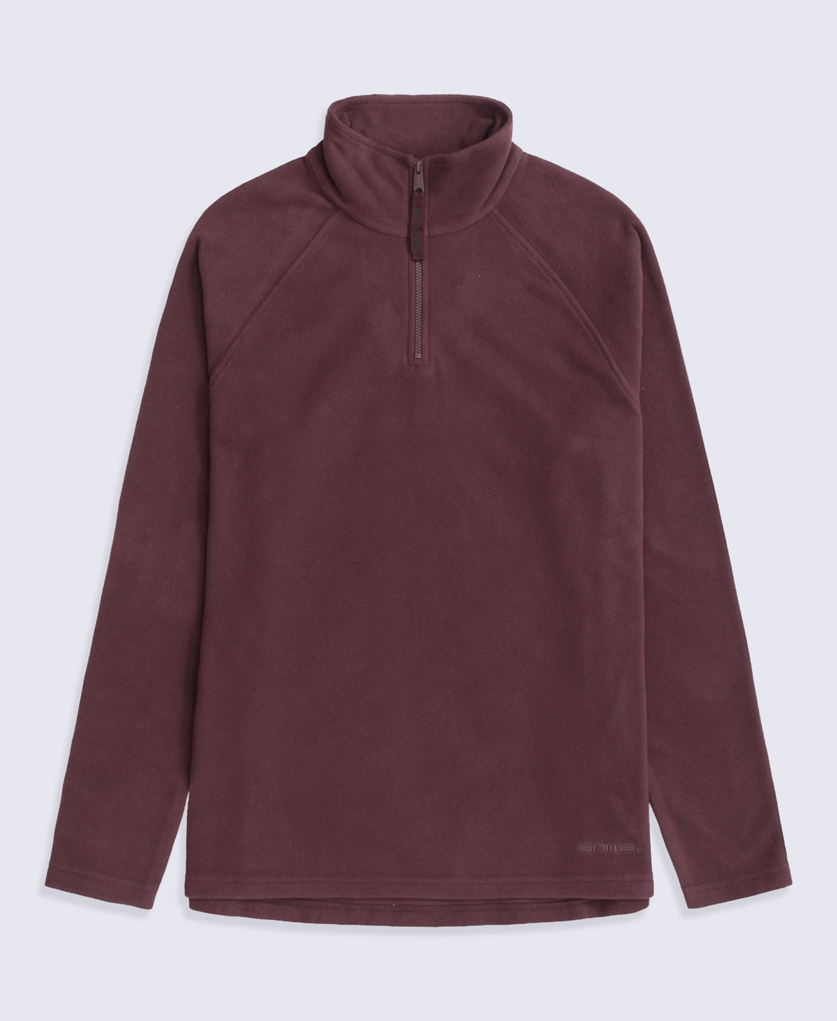 Prague Womens Half-Zip Fleece - Brown