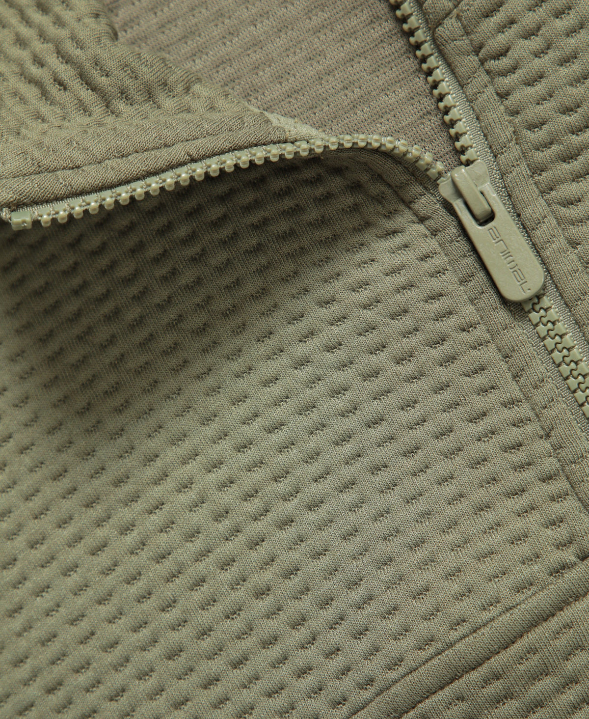 Dani Dimple Mens Texture Fleece - Khaki