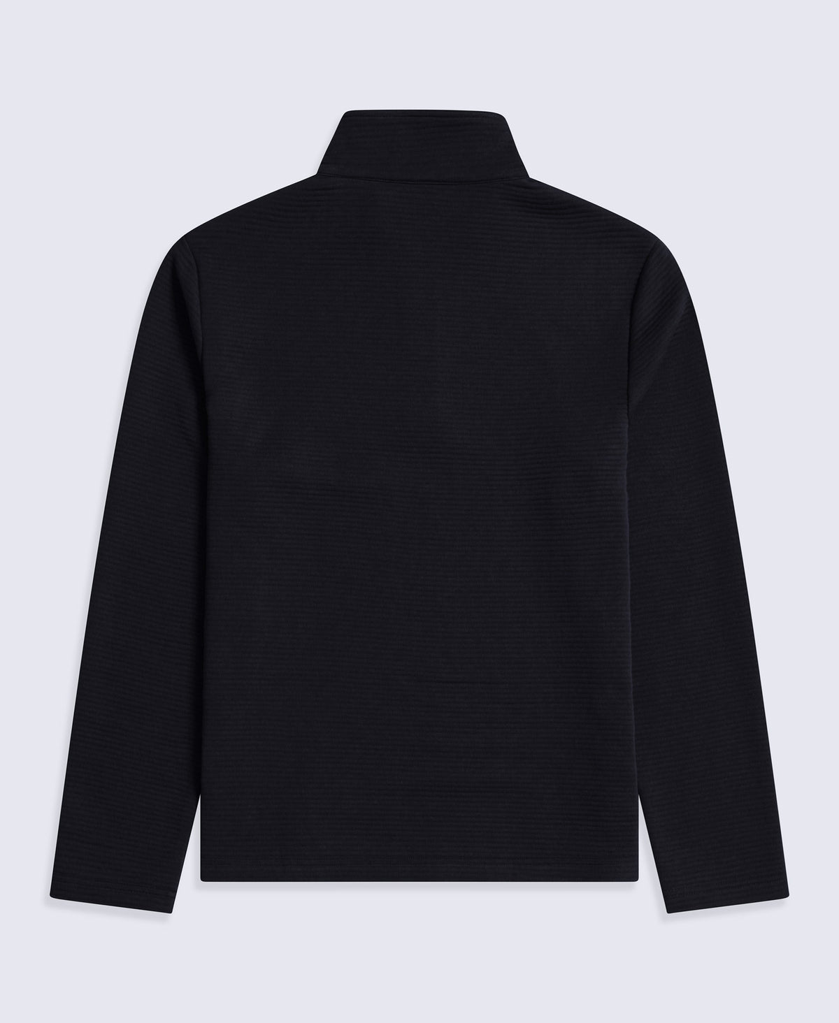 Sebastian Mens Ottoman Rib Fleece - Black