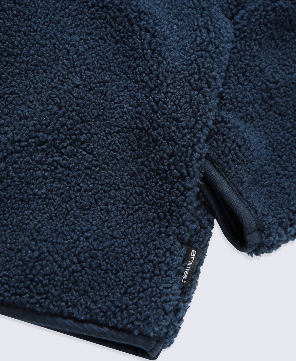 Blake Mens Boucle Half Zip Fleece - Navy
