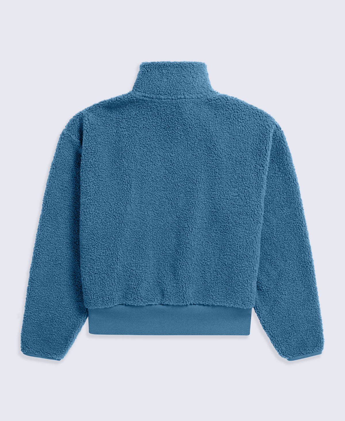 Womens Blake Boucle Half Zip Fleece - Dark Blue