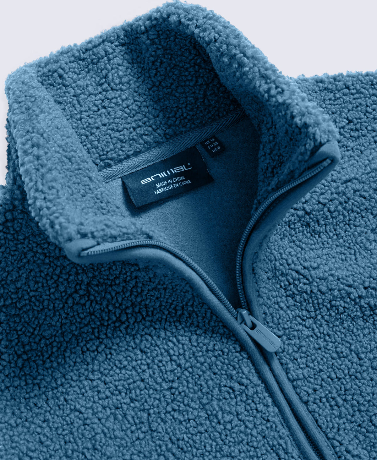 Womens Blake Boucle Half Zip Fleece - Dark Blue