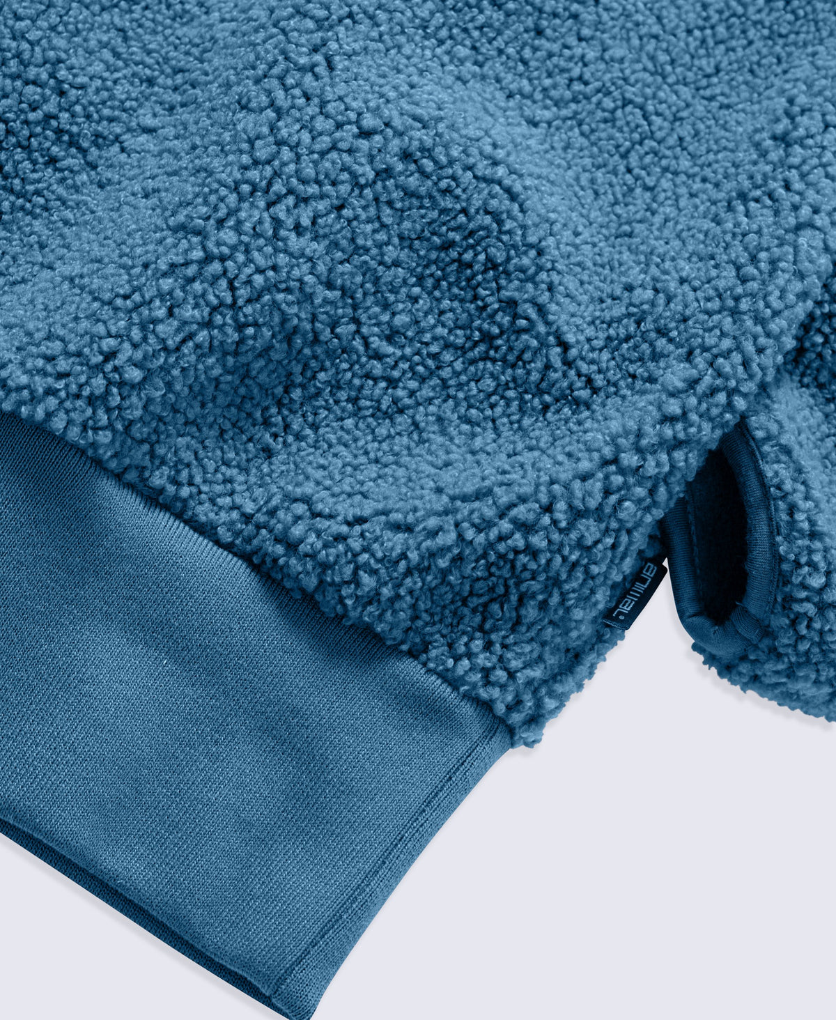 Womens Blake Boucle Half Zip Fleece - Dark Blue