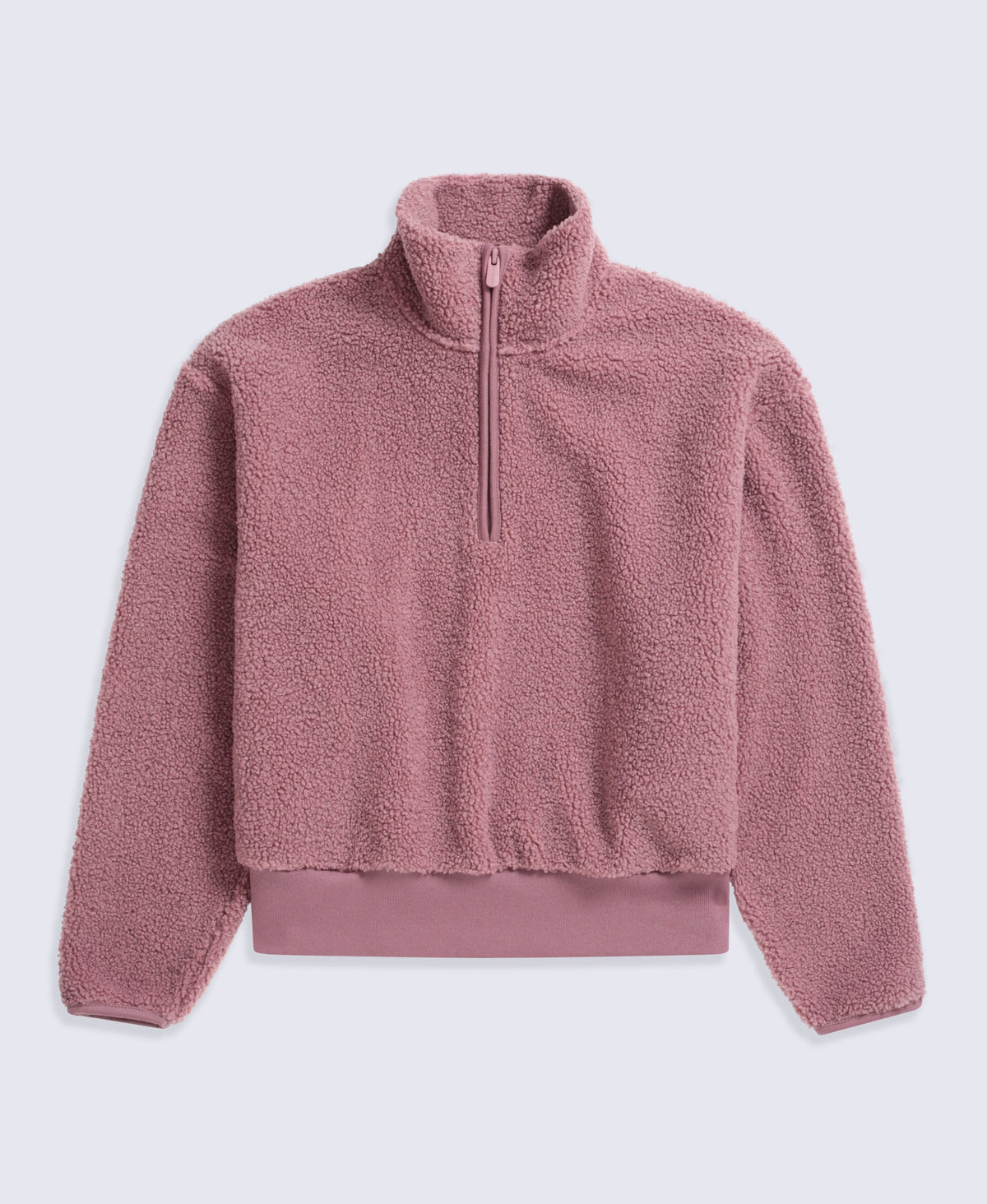 Womens Blake Boucle Half Zip Fleece - Pink