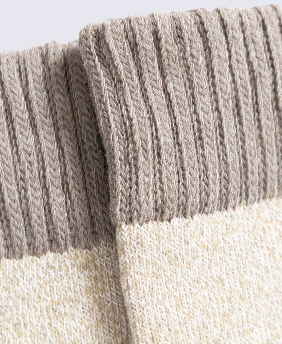 Darla Womens Chunky Mid Calf Socks - Light Beige